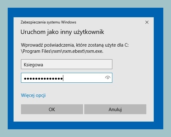 JpkNxmEbextModUruchJakoInnyUserOkienkoV1A